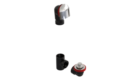 ABS OFFSET WASTE & OVERFLOW LIFT & TURN KIT (6040LZK-CP)