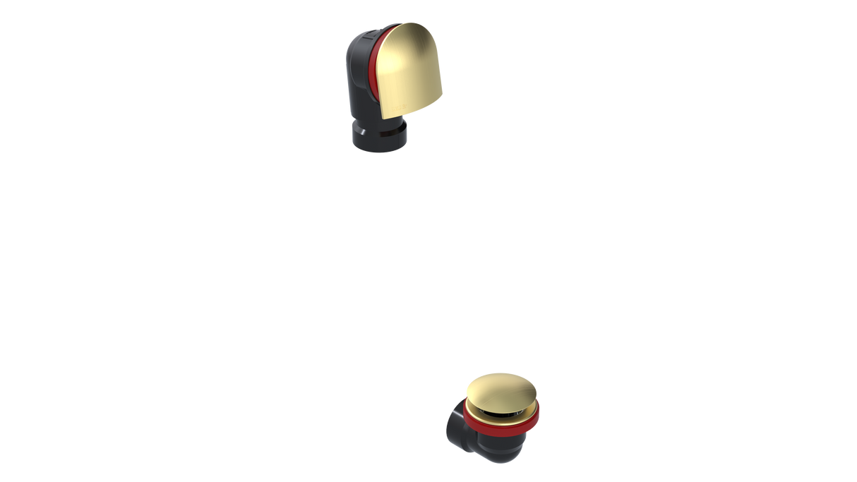 ABS OFFSET WASTE & OVERFLOW CLICKER® HALF KIT (6040QHK)