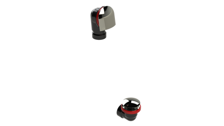 ABS OFFSET WASTE & OVERFLOW CLICKER® HALF KIT (6040QHK)