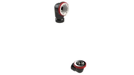 ABS Offset Waste & Overflow Rough-in (6040RI-HK)