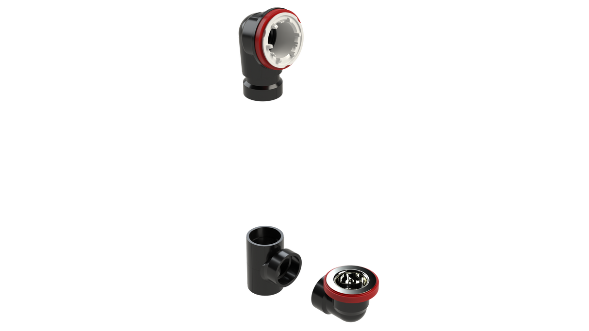 ABS Offset Waste and Overflow Rough-in Kit (6040RI-K)