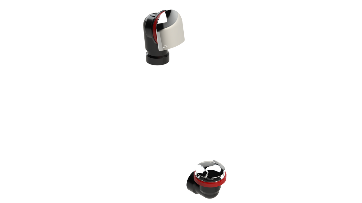 ABS OFFSET WASTE & OVERFLOW TWIRL® HALF KIT (6040THK)