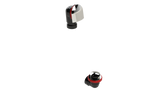 ABS OFFSET WASTE & OVERFLOW TIP-TOE HALF KIT (6040TIPHK)