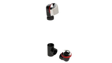 ABS OFFSET WASTE & OVERFLOW TIP-TOE KIT (6040TIPK)
