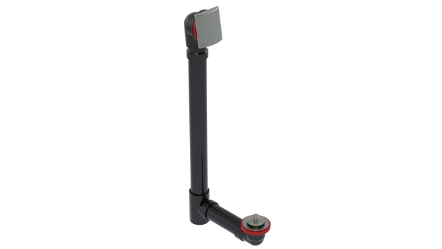 ABS OFFSET WASTE & OVERFLOW LIFT & TURN EXTENDED (6041L-20BN)