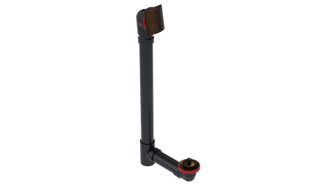 ABS OFFSET WASTE & OVERFLOW LIFT & TURN EXTENDED (6041L-20VB)