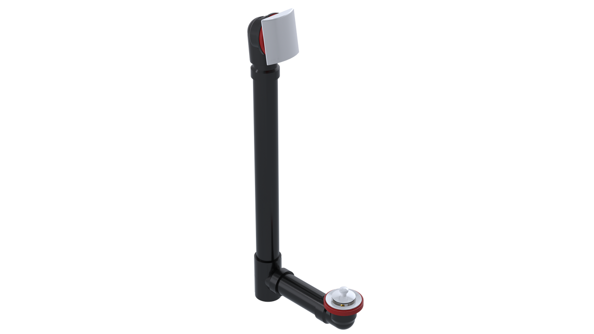 ABS OFFSET WASTE & OVERFLOW LIFT & TURN EXTENDED (6041L-20W)