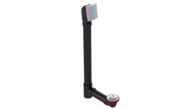 ABS OFFSET WASTE & OVERFLOW LIFT & TURN EXTENDED (6041L-20W)