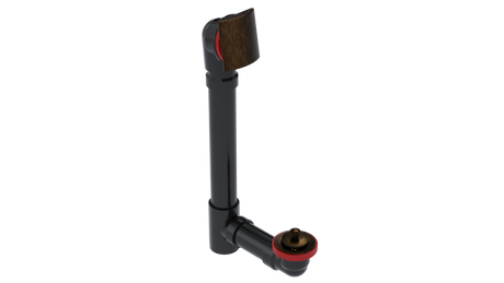 ABS OFFSET WASTE & OVERFLOW LIFT & TURN (6041L)
