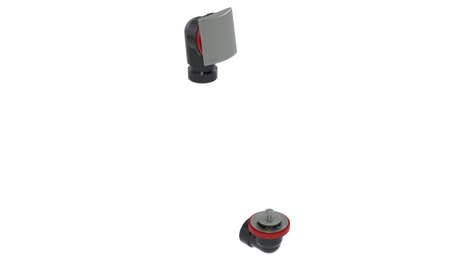 ABS OFFSET WASTE & OVERFLOW LIFT & TURN HALF KIT (6041LHK)