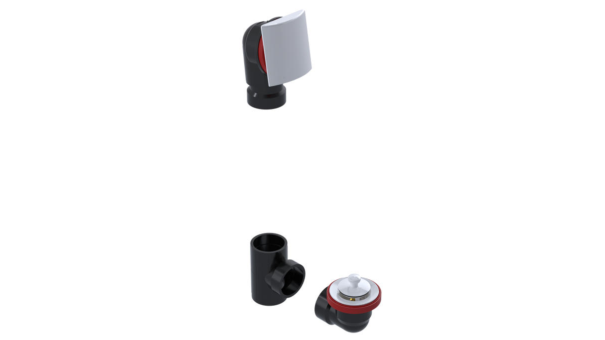 ABS OFFSET WASTE & OVERFLOW LIFT & TURN KIT (6041LK)