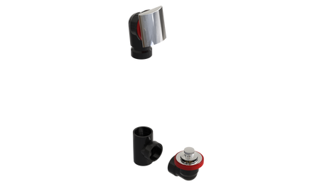 ABS OFFSET WASTE & OVERFLOW LIFT & TURN KIT (6041LZK-CP)