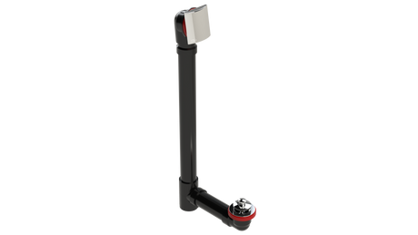 ABS OFFSET DRAIN WASTE & OVERFLOW PUSH-PULL EXTENDED (6041PP-20CP)