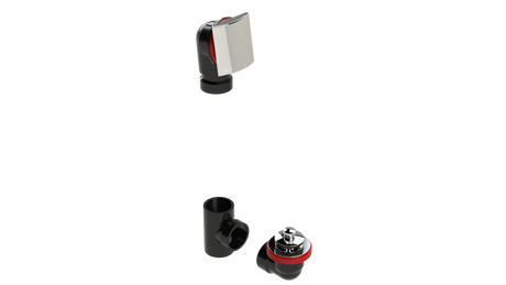 ABS OFFSET WASTE & OVERFLOW PUSH-PULL KIT (6041PPK-CP)
