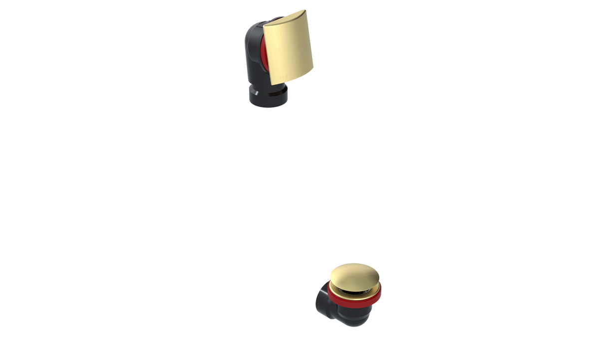ABS OFFSET WASTE & OVERFLOW CLICKER® HALF KIT (6041QHK)