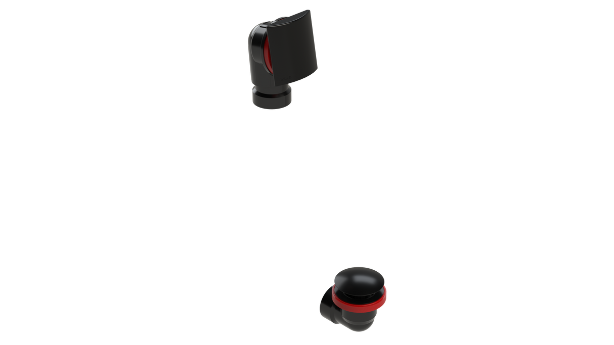 ABS OFFSET WASTE & OVERFLOW CLICKER® HALF KIT (6041QHK)