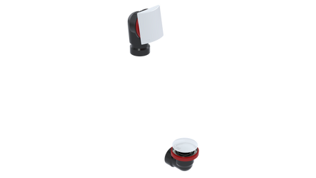 ABS OFFSET WASTE & OVERFLOW CLICKER® HALF KIT (6041QHK)