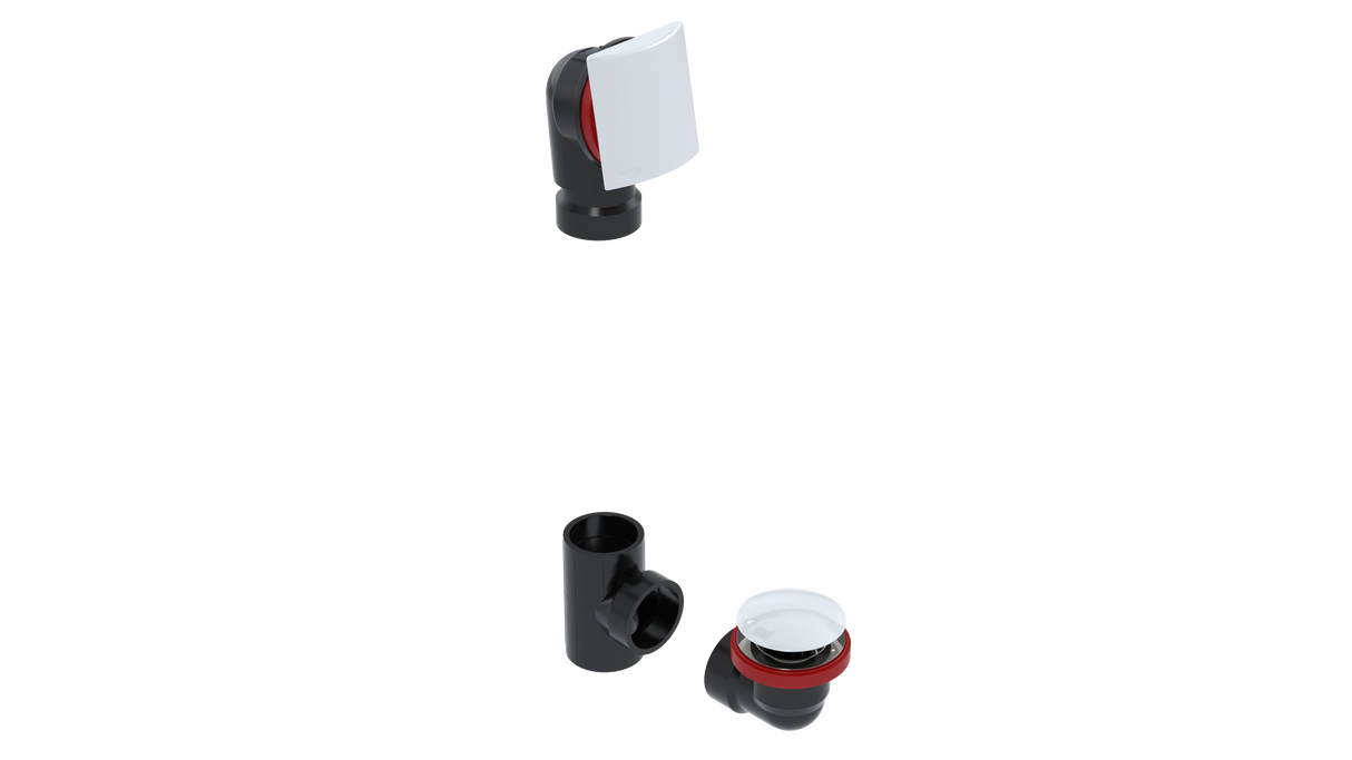 ABS OFFSET WASTE & OVERFLOW CLICKER® KIT (6041QK)