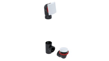 ABS OFFSET WASTE & OVERFLOW CLICKER® KIT (6041QK)