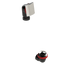 ABS OFFSET WASTE & OVERFLOW TIP-TOE HALF KIT (6041TIPHK)