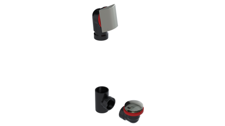 ABS OFFSET WASTE & OVERFLOW TIP-TOE KIT (6041TIPK)