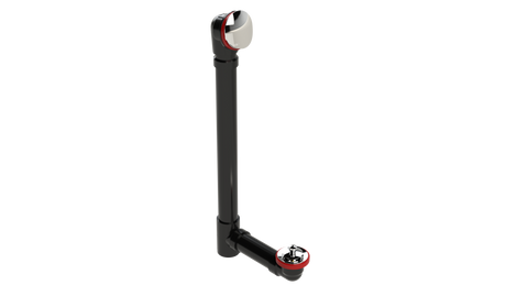 ABS OFFSET WASTE & OVERFLOW LIFT & TURN EXTENDED (6042L-20CP)