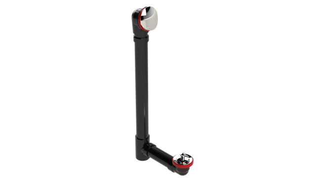 ABS OFFSET WASTE & OVERFLOW LIFT & TURN EXTENDED (6042L-20CP)