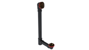 ABS OFFSET WASTE & OVERFLOW LIFT & TURN EXTENDED (6042L-20VB)