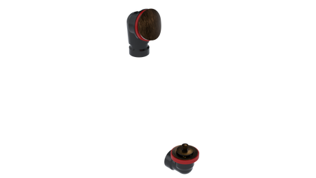 ABS OFFSET WASTE & OVERFLOW LIFT & TURN HALF KIT (6042LHK)