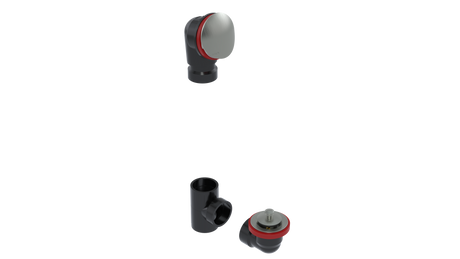 ABS OFFSET WASTE & OVERFLOW LIFT & TURN KIT (6042LK)