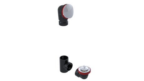 ABS OFFSET WASTE & OVERFLOW LIFT & TURN KIT (6042LK)