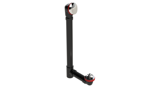 ABS OFFSET DRAIN WASTE & OVERFLOW PUSH-PULL EXTENDED (6042PP-20CP)