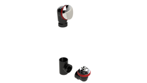 ABS OFFSET WASTE & OVERFLOW PUSH-PULL KIT (6042PPK-CP)