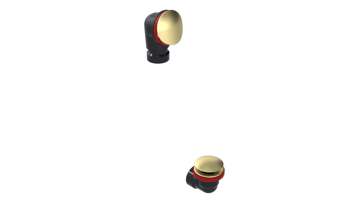 ABS OFFSET WASTE & OVERFLOW CLICKER® HALF KIT (6042QHK)