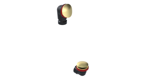 ABS OFFSET WASTE & OVERFLOW CLICKER® HALF KIT (6042QHK)