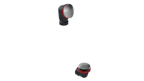 ABS OFFSET WASTE & OVERFLOW CLICKER® HALF KIT (6042QHK)