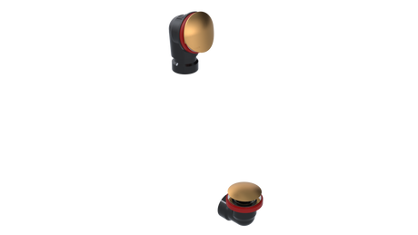 ABS OFFSET WASTE & OVERFLOW CLICKER® HALF KIT (6042QHK)