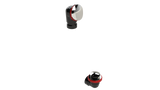 ABS OFFSET WASTE & OVERFLOW TIP-TOE HALF KIT (6042TIPHK)