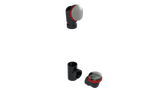 ABS OFFSET WASTE & OVERFLOW TIP-TOE KIT (6042TIPK)