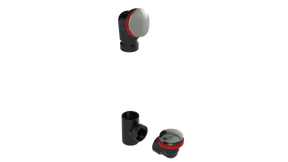 ABS OFFSET WASTE & OVERFLOW TIP-TOE KIT (6042TIPK)