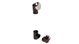 ABS OFFSET WASTE & OVERFLOW TIP-TOE KIT (6042TIPK)
