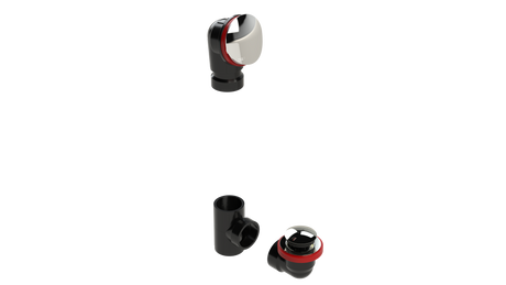 ABS OFFSET WASTE & OVERFLOW TIP-TOE KIT (6042TIPK)