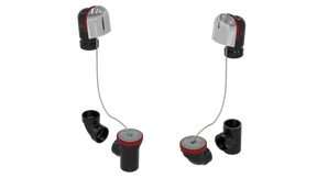 ABS TOTAL 1™ W/O W/BELL & PLUG & CHAIN KIT - FULL KIT (LESS PIPE, WITH TEE AND EL) (6060CSK-CP)