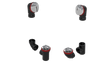 ABS TOTAL 1™ W/O W/ROUND & LIFT & TURN KIT - FULL KIT (LESS PIPE, WITH TEE AND EL) (6062LK-CP)