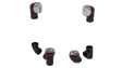 ABS TOTAL 1™ W/O W/ROUND & CLICKER® KIT - FULL KIT (LESS PIPE, WITH TEE AND EL) (6062QK-CP)