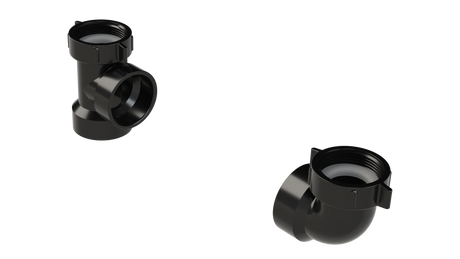 1-1/2” ABS/DWV End Outlet Continuous Waste Kit (6065K-DC)