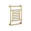23.5"x34.5" Tuzio Thames Wall Mounted Towel Warmer in Unlacquered Brass / Electric Plug-I