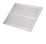 Recessed rectangualr rain head