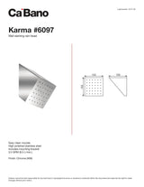 Karma wall slanting rain head