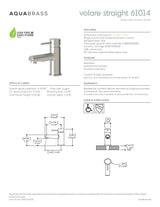 Single-hole lavatory faucet